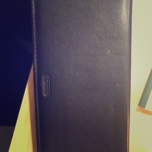 Coach checkbook holder